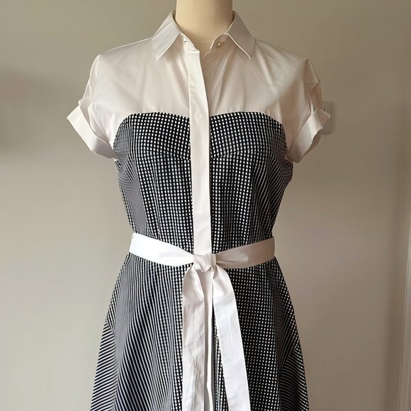 Louis Vuitton Women Sunmer Dress white/checked, NEW, size 38 - Picture 1 of 15